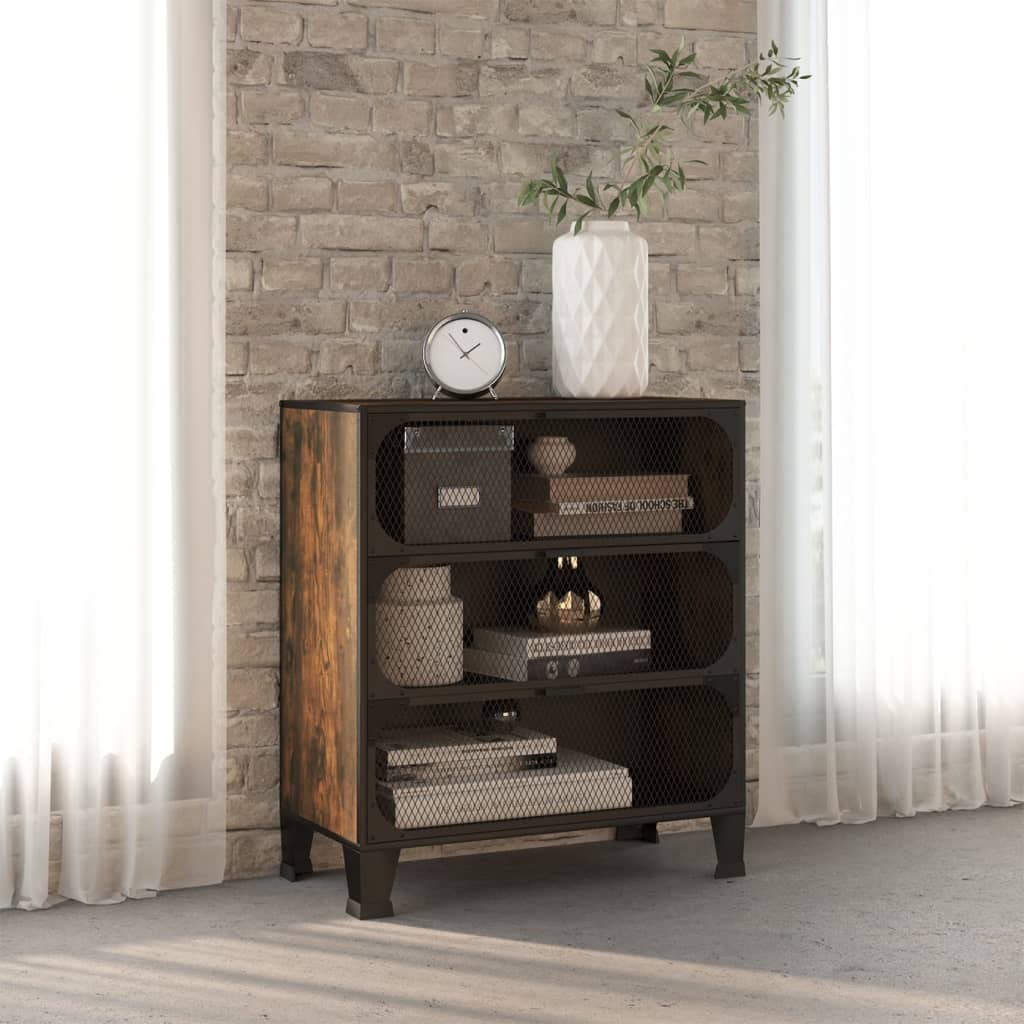 Rustic Brown Storage Cabinet 28.3