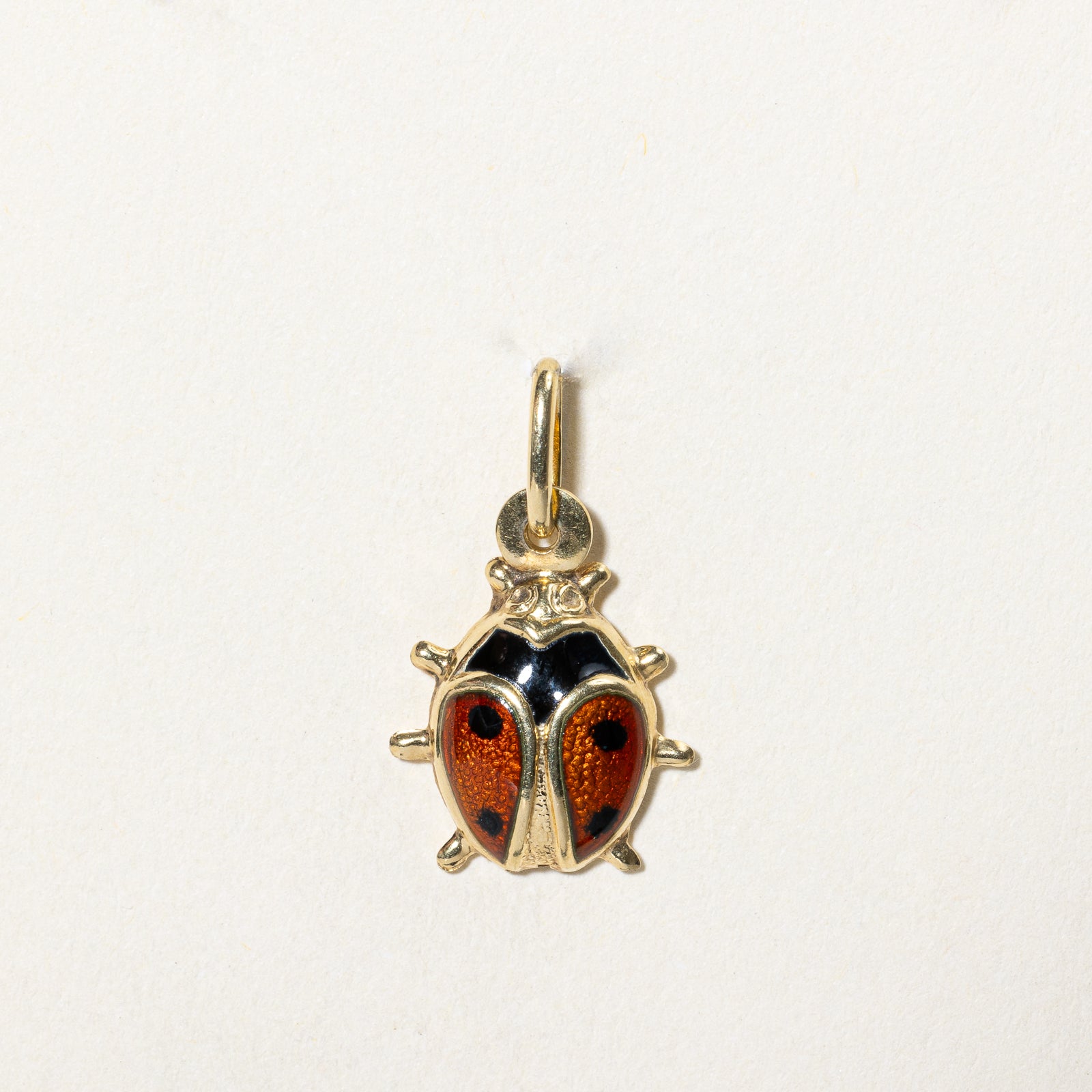 14K Yellow Gold Ladybug Charm Pendant - Elegant Jewelry for Women, Perfect for Gifts, Birthdays & Everyday Wear