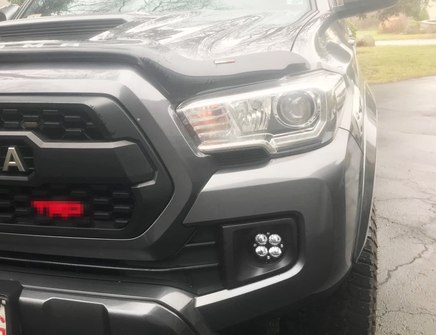 24W LED Clear Lens SAE Fog Light Kit for Toyota Tacoma/Tundra/4Runner - Wide Angle Beam, Durable Off-Road Lighting for Night Driving & Adverse Weather Conditions