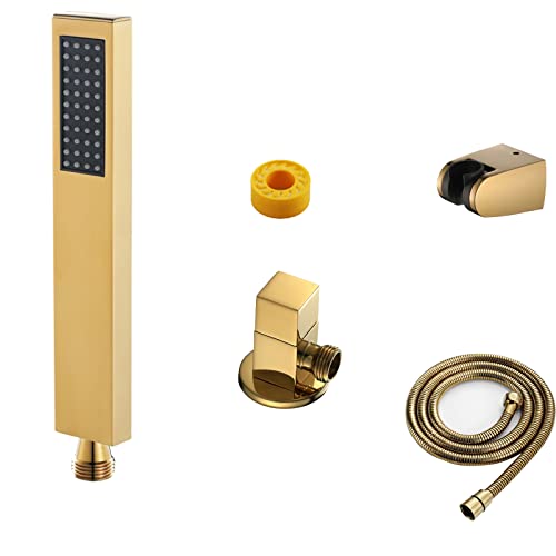 Titanium Gold(handheld Shower+hose+holder+on-off Valve)