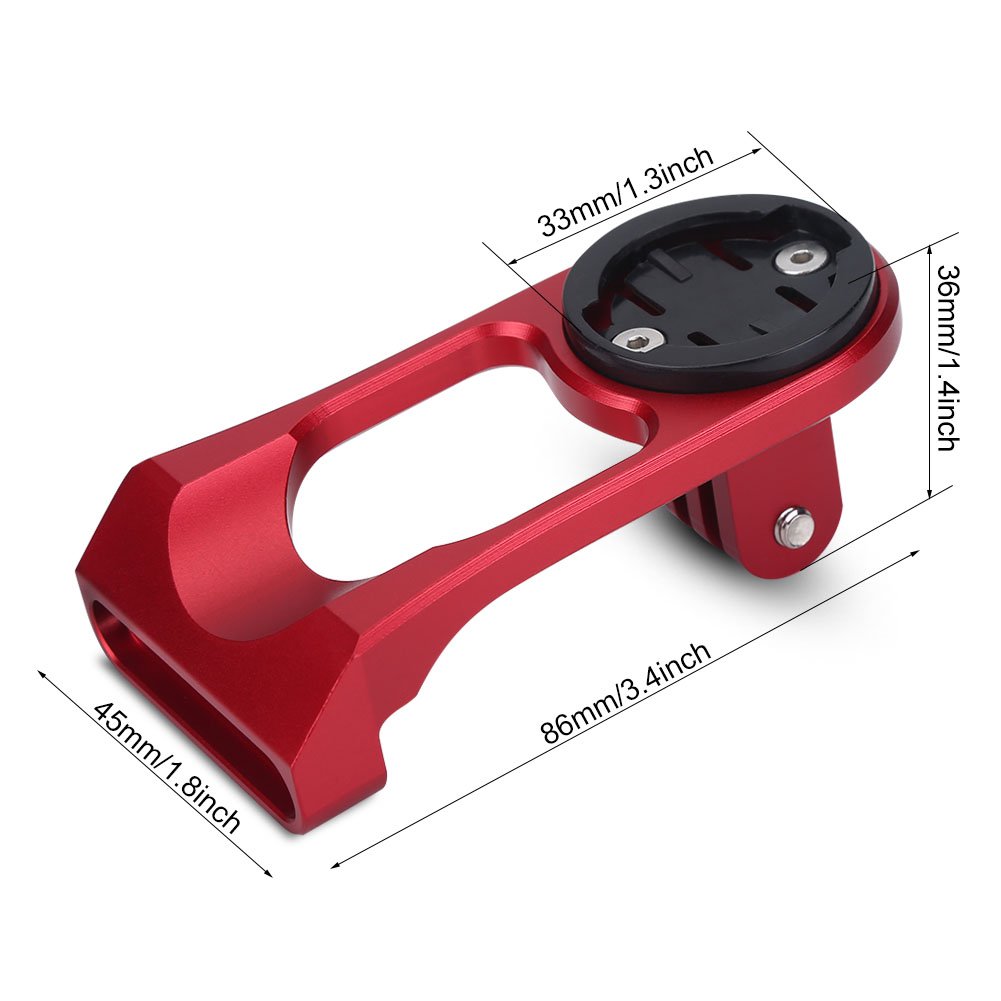 Aluminum Alloy Bike Computer Mount Holder - Adjustable Bicycle Extension Bracket for Cycling & GPS Navigation | Perfect for Road Bikes, Mountain Bikes & Commuting