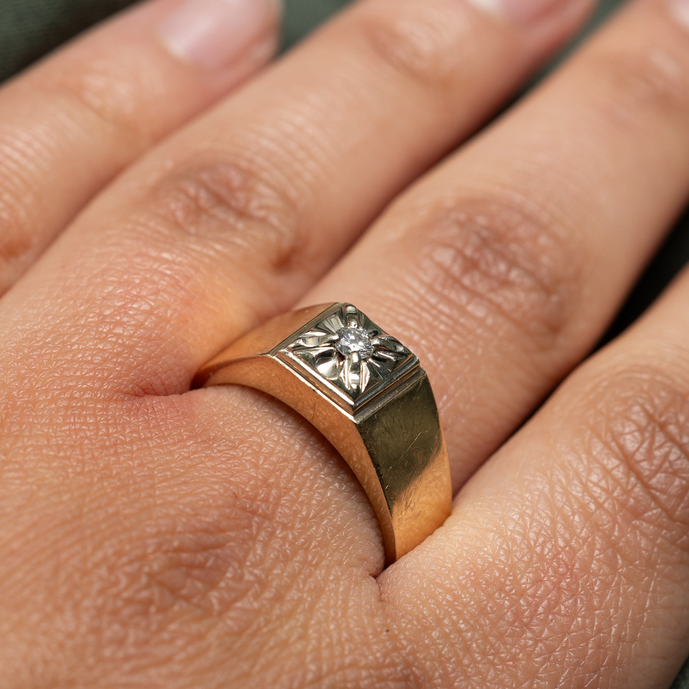 0.12ct Illusion Set Diamond Ring - Size 10 | Elegant Wedding Band, Anniversary Gift & Everyday Jewelry for Women