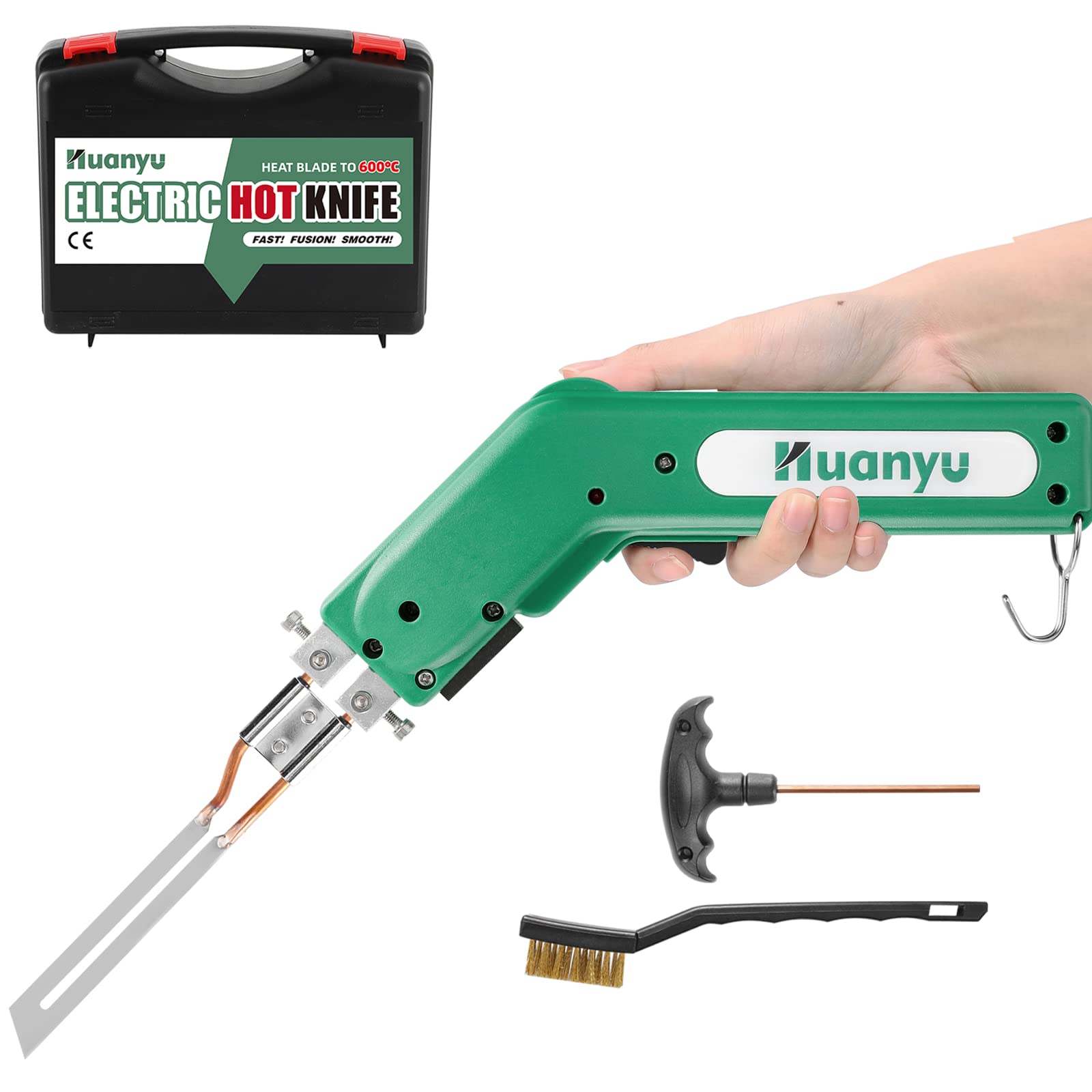 150W Electric Foam Cutter Hot Knife - 600℃ Heat Cutting Tool with 4