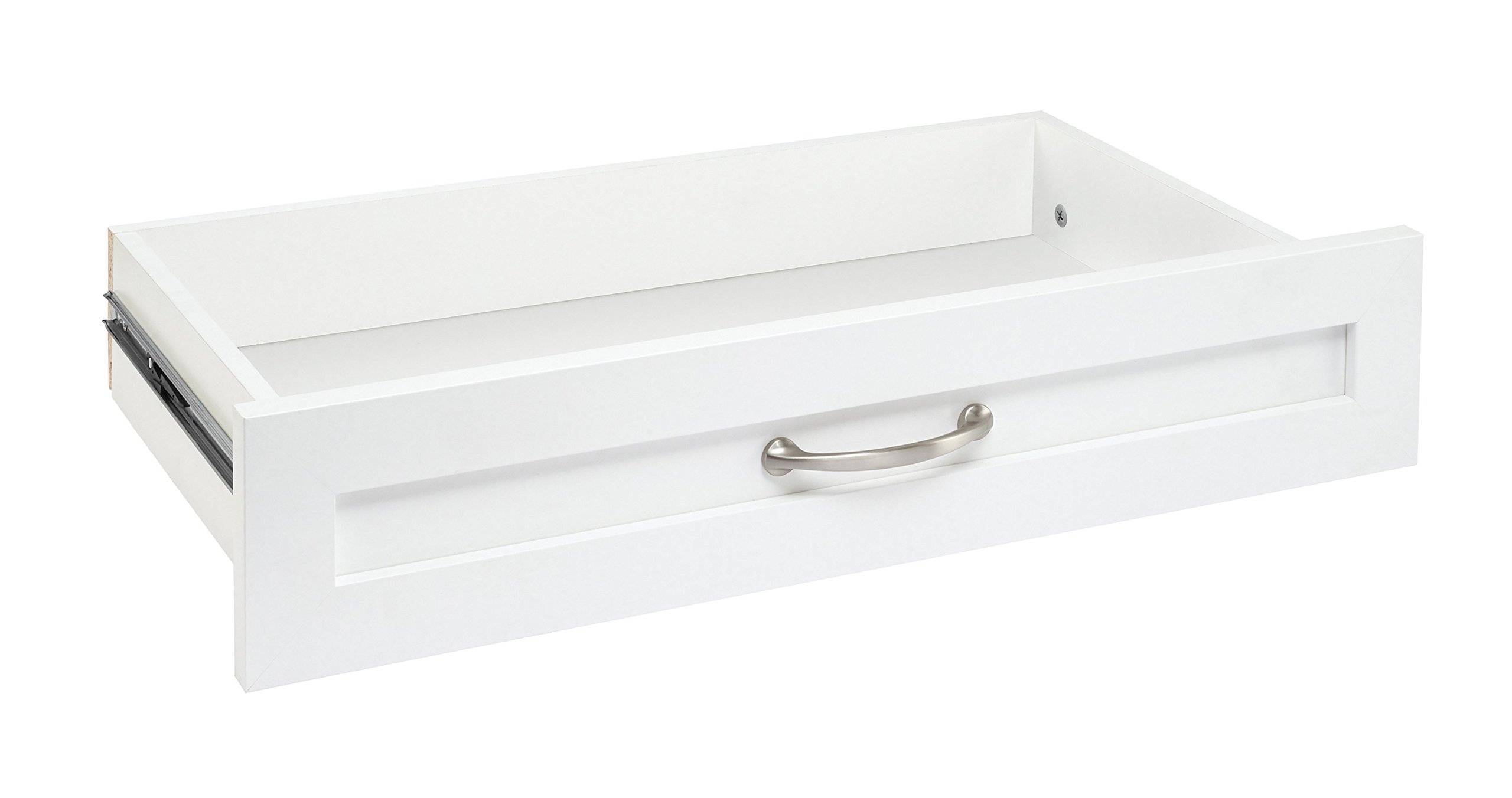 ClosetMaid SuiteSymphony Wood Closet Drawer - Shaker Style Storage Organizer for Clothes & Accessories, 25