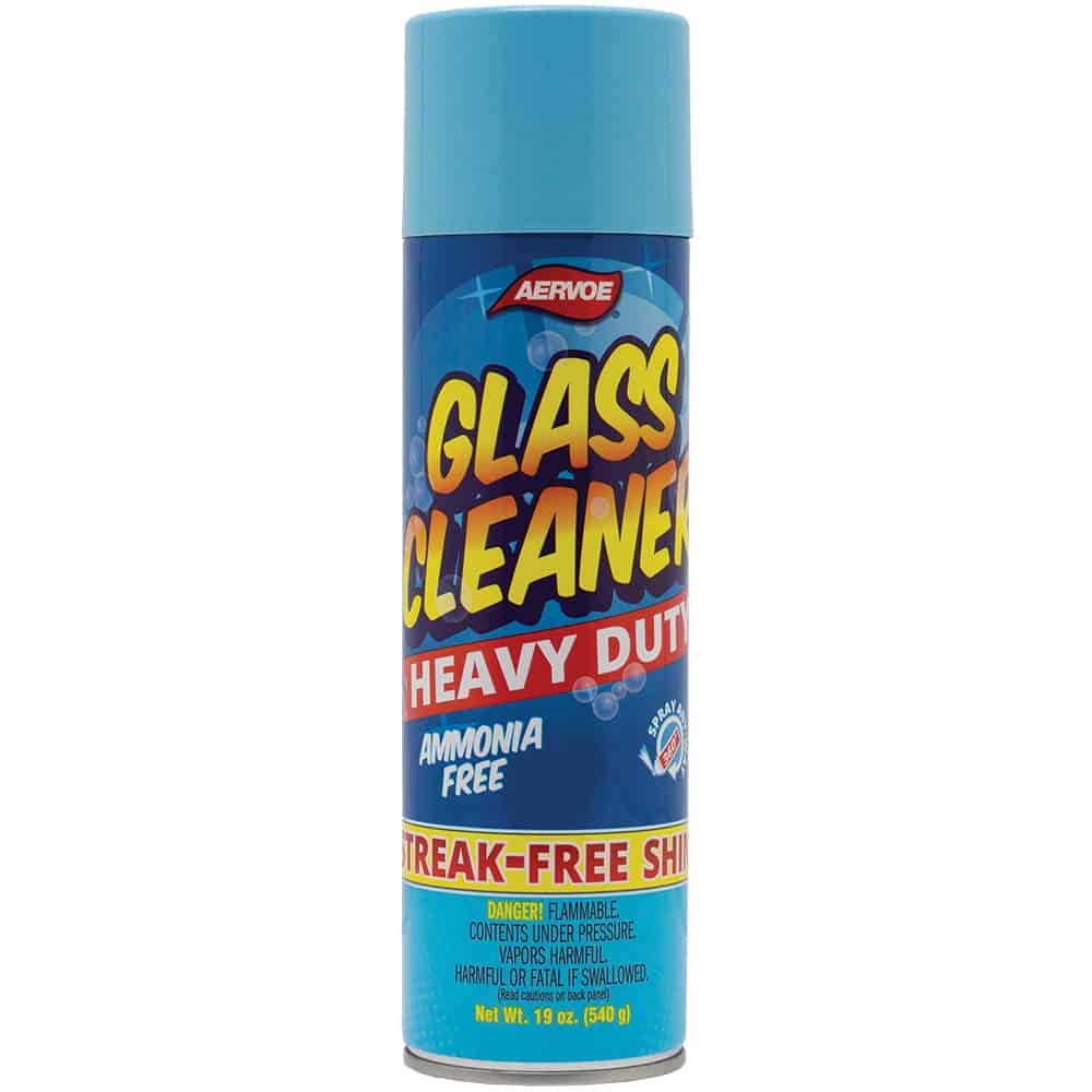 Aervoe 860 Ammonia-Free Glass & Surface Cleaner 20oz Aerosol Can - Streak-Free Shine for Windows, Mirrors & Countertops | Perfect for Home, Office & Auto Cleaning