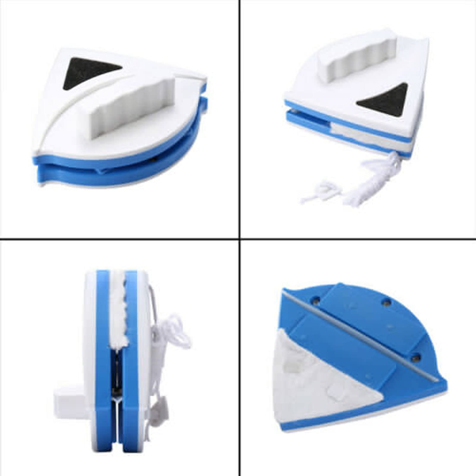 DWLOMHE Magnetic Window Cleaner - Double-Sided Glass Wiper for Double Glazed Windows - Indoor/Outdoor Use for Homes, Offices & High-Rise Buildings