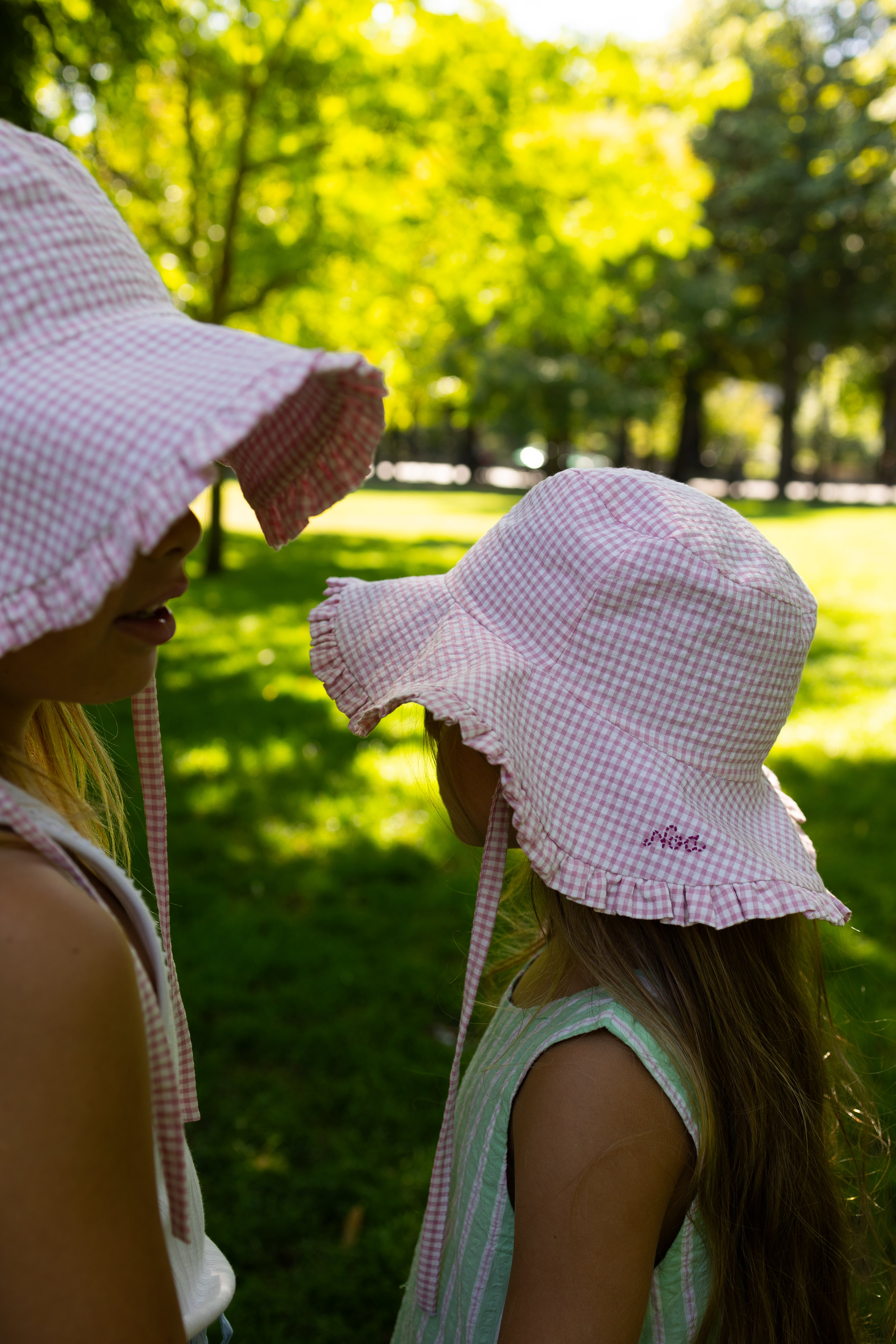 Stylish Summer Hat for Women - Vichy Pink Wide Brim Sun Hat for Beach, Outdoor & Travel Protection