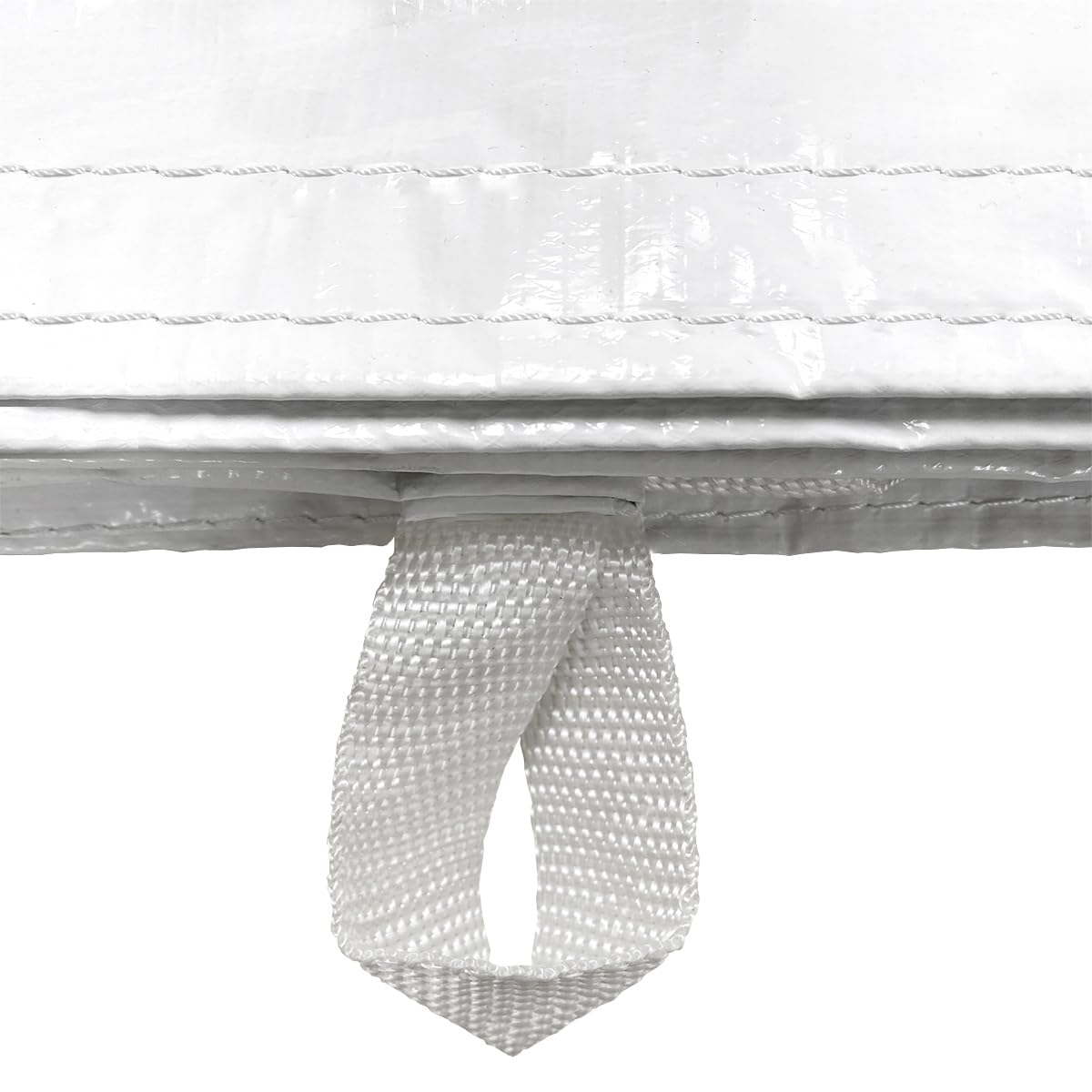 7' x 15' Party Canopy Tent Sidewall with Zipper - Translucent PVC Vinyl Material for Outdoor Events, Weddings & Commercial Tents - Includes Clips & Grommets (Tent Not Included) - Perfect for Backyard Parties, Market Stalls & Festival Booths