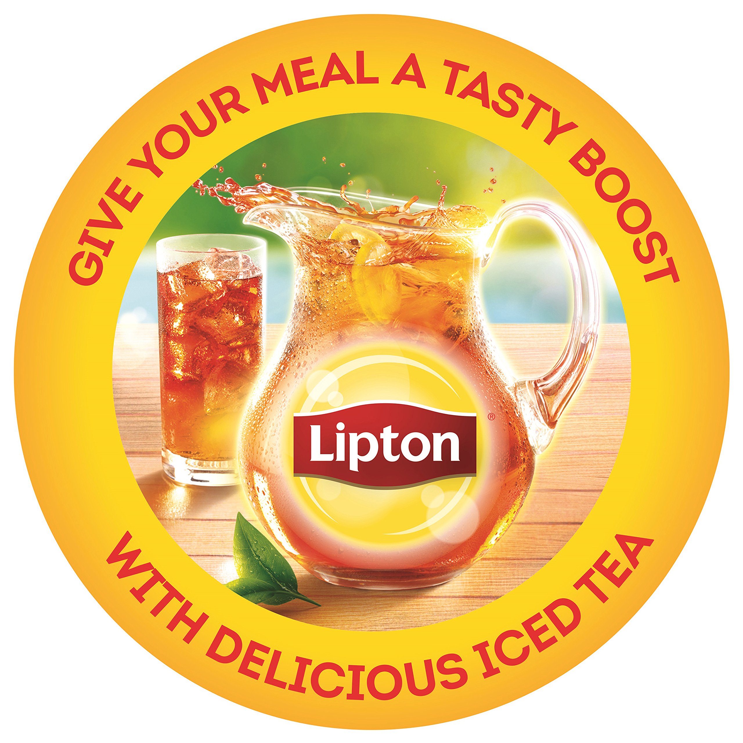 Lipton Cold Brew Family Size Black Iced Tea Bags - 6 Piece Unsweetened Decaffeinated Tea for Refreshing Summer Drinks & Healthy Hydration