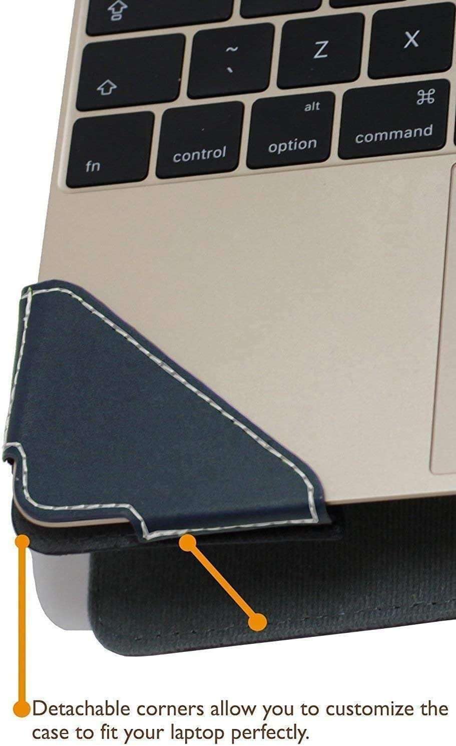 Broonel Profile Series Blue Leather Laptop Case for Fusion5 11.6