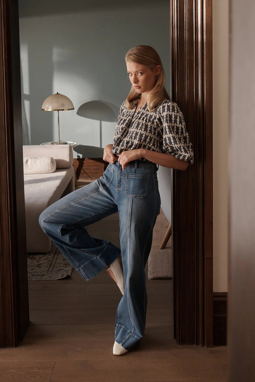 Kireina Farrah Jean Dakota Wash - Premium Women's Jeans for Casual & Chic Style | Perfect for Everyday Wear, Outings & Fashionable Looks