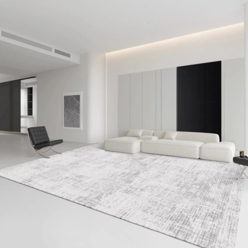 Elowen Modern Minimalist Velvet Waterproof Area Rug - Soft Non-Slip Living Room Rug for Bedroom, Nursery & Office - Easy to Clean Home Decor Carpet