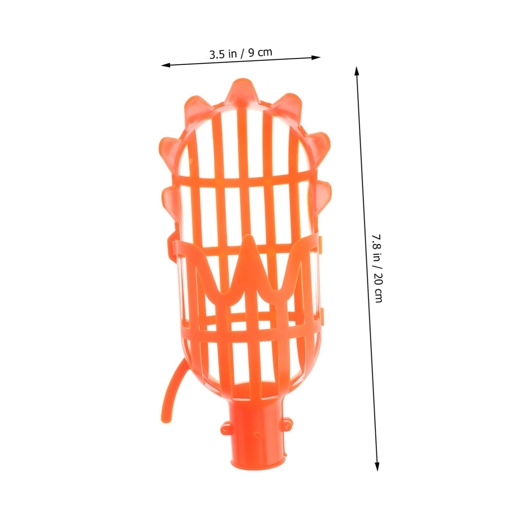 2-Pack Plastic Fruit Picker Tool - Lightweight Orchard Harvesting Basket for Jujube, Persimmon, Mango & More - Easy Reach Fruit Collector for Home Garden, Farm & Backyard Harvesting