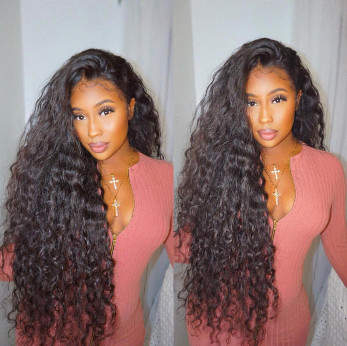 Malaysian Curly Glueless Wig - Natural Looking Human Hair Lace Front Wig for Black Women | Perfect for Daily Wear, Parties & Special Occasions