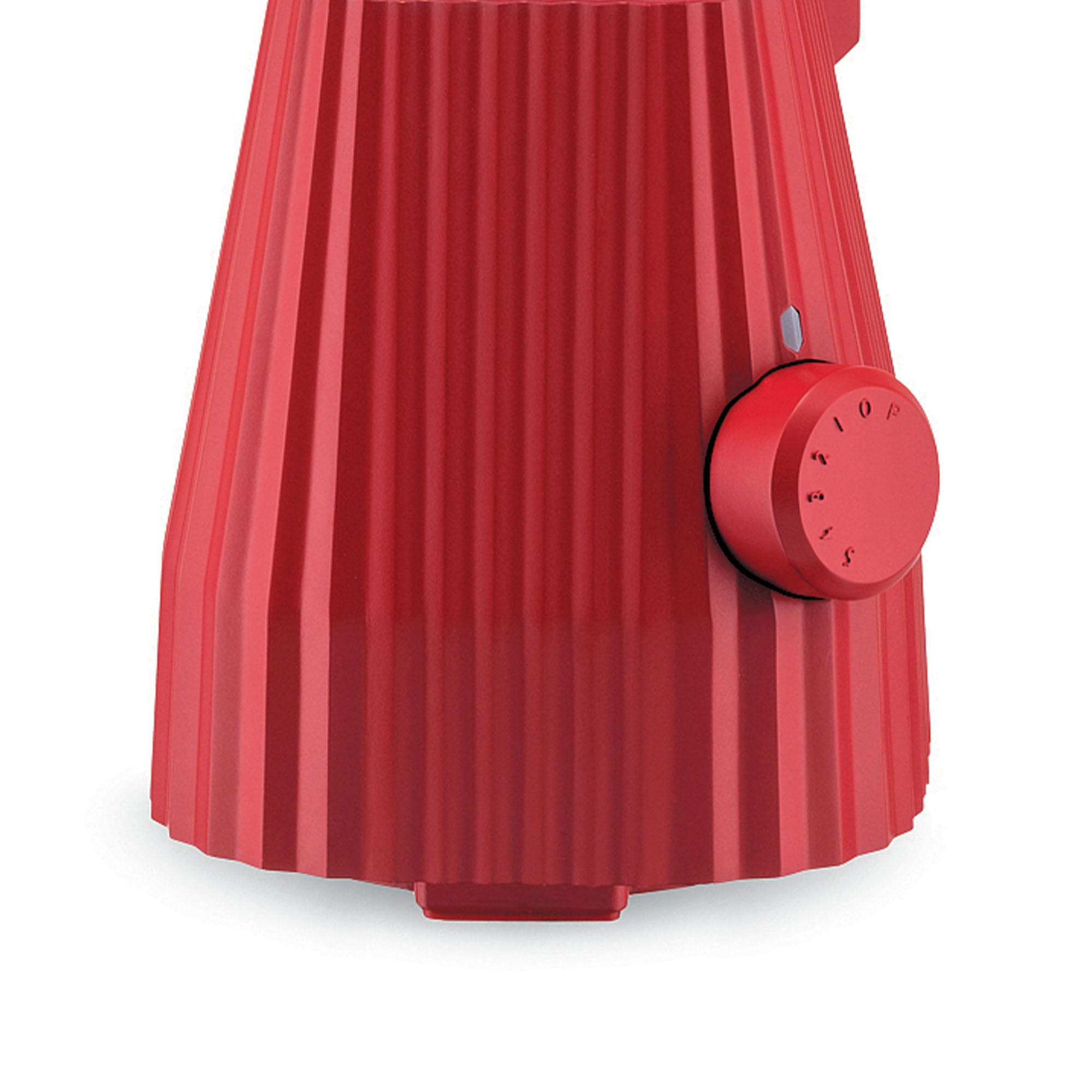 Alessi Plissé MDL09R/USA 700W Blender with Thermoplastic Resin Jar & PCTG Pitcher - Red, US Plug - Perfect for Smoothies, Cocktails & Kitchen Prep