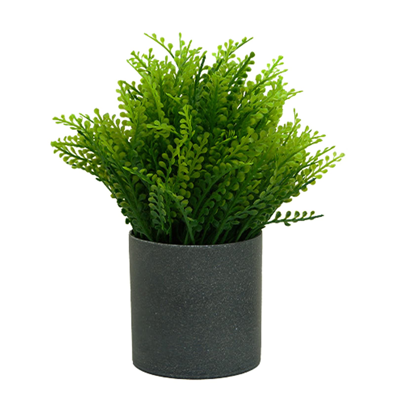 Realistic Fake Plant Pot - Low Maintenance Artificial Green Decor for Home & Office - No Watering, No Withering - Perfect for Desk, Shelf, or Tabletop Decor