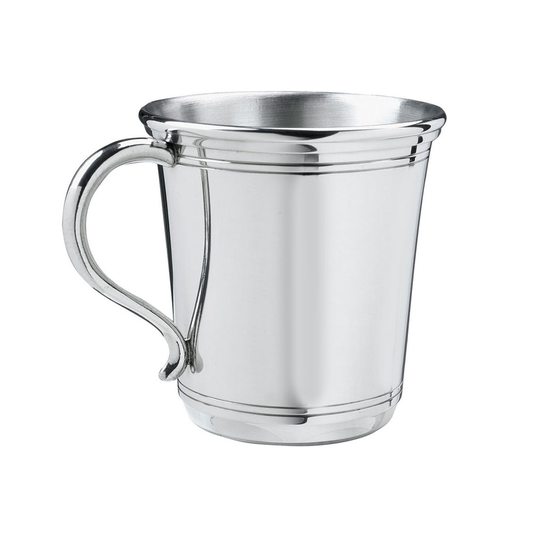 Antique Pewter Carolina Baby Cup - Engraved Keepsake for Christening, Baptism & First Birthday Gifts - Perfect for Baby Showers & Family Heirlooms
