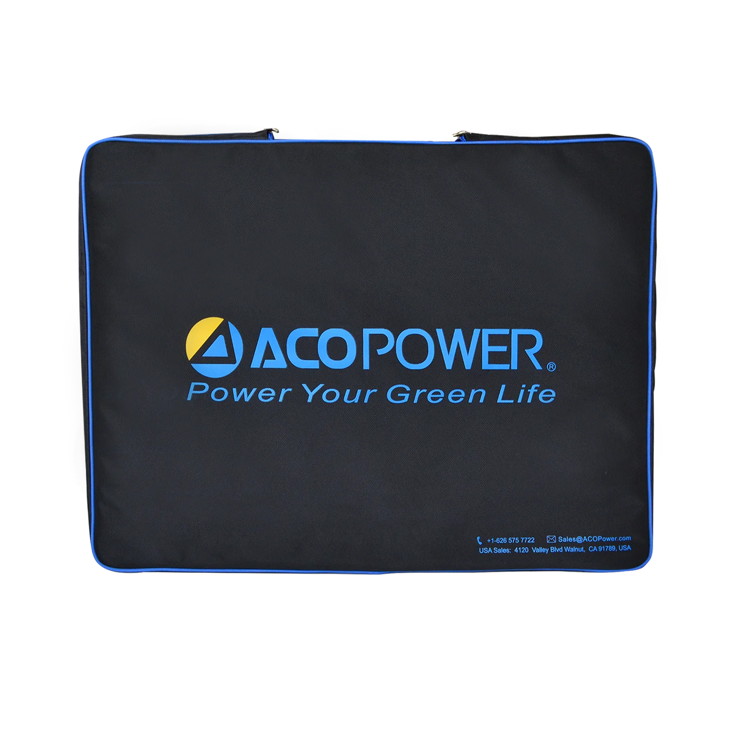 ACOPOWER 120W Portable Solar Panel Kit with 20A Charge Controller - Lightweight Foldable Briefcase Design for Camping, RV, and Emergency Power Supply