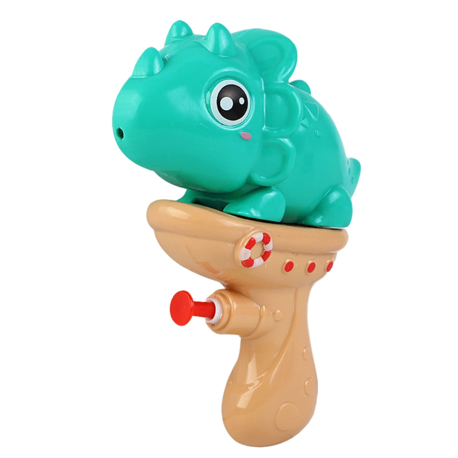 Dinosaur Water Guns for Kids - Outdoor Water Spray Toy for Summer Beach & Bath Time Fun - Green Press Water Shooter for Pool, Backyard & Playtime