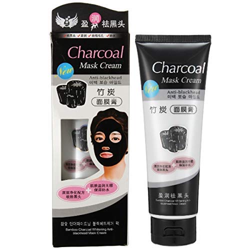 Deep Cleansing Charcoal Blackhead Mask Cream - Purifying Face Mask for Excess Dirt & Oil Removal, Blackhead Remover (2-Pack) | Perfect for Acne-Prone Skin & Daily Skincare Routine