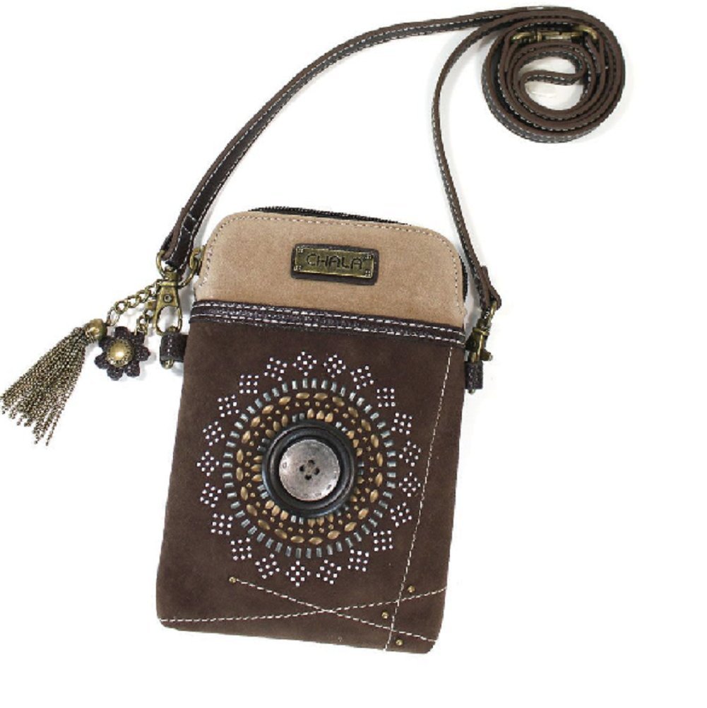 Chala Crossbody Cell Phone Purse for Women - Adjustable Strap Canvas Handbag in Multiple Colors | Perfect for Travel, Shopping & Everyday Use