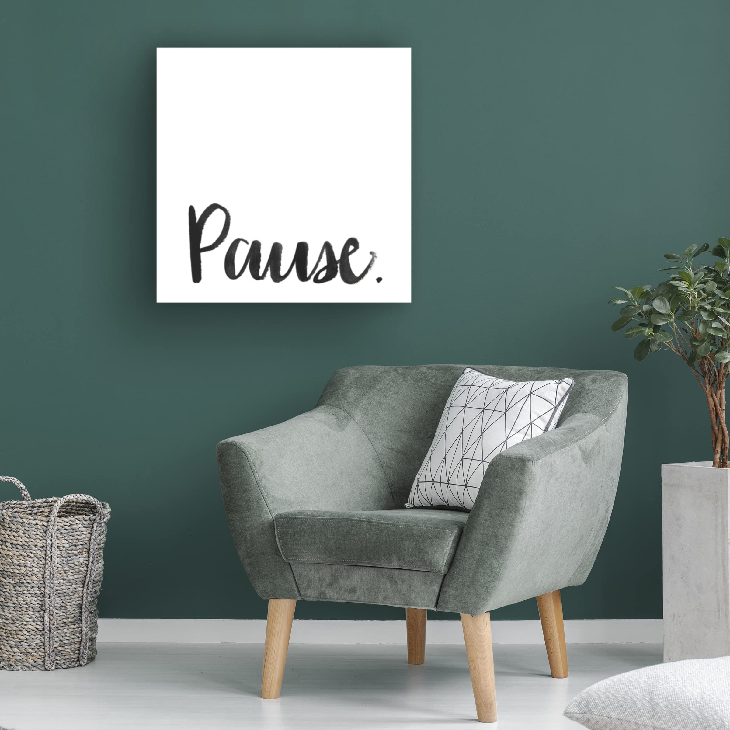 Grace Popp 'Simple Mantras II' Canvas Wall Art Print - Modern Inspirational Home Decor for Living Room, Bedroom & Office