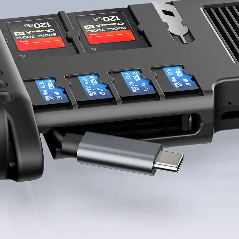 Ulanzi MCR 01 & MCR 02 High-Speed Multi-Card Reader for SD, Micro SD, CF - Perfect for Photographers, Videographers & Content Creators