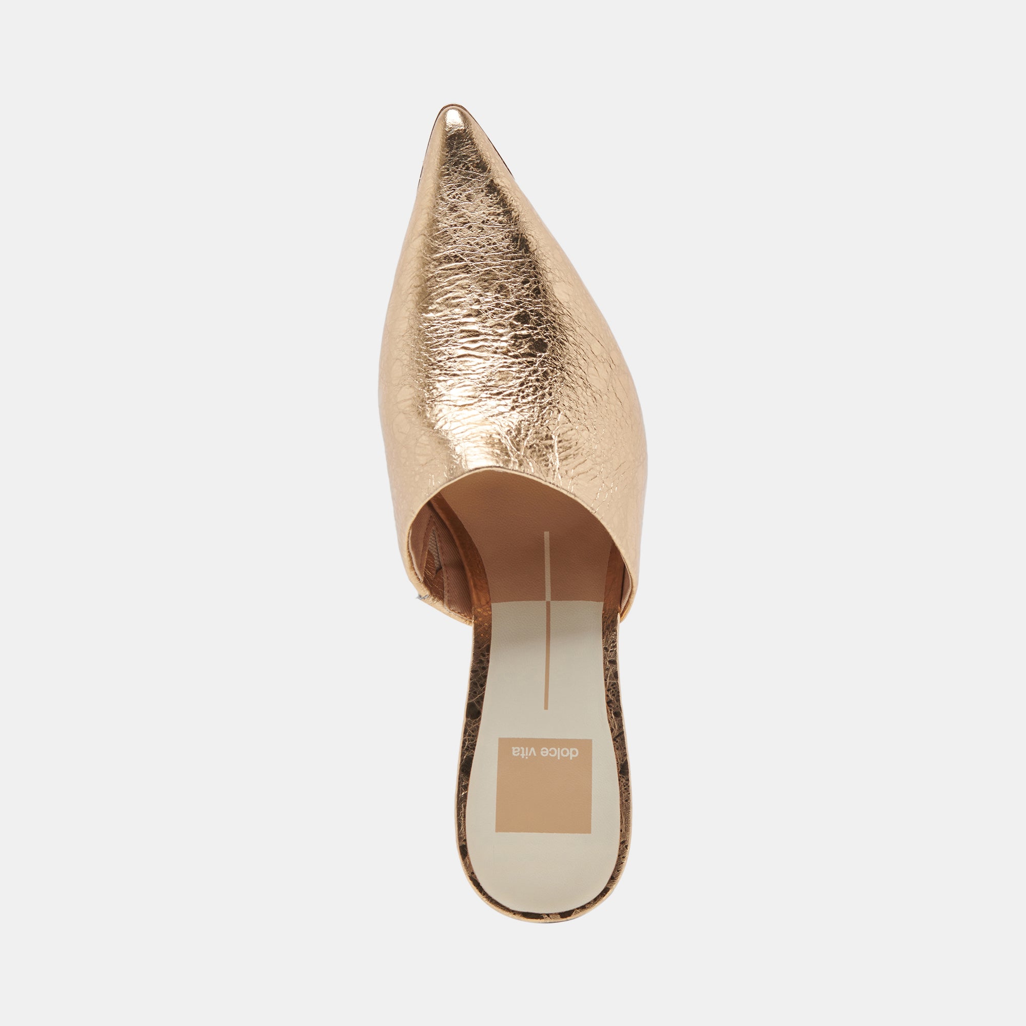 LEXY Women's Gold Distressed Leather Heels - Stylish High Heels for Parties, Weddings & Evening Events