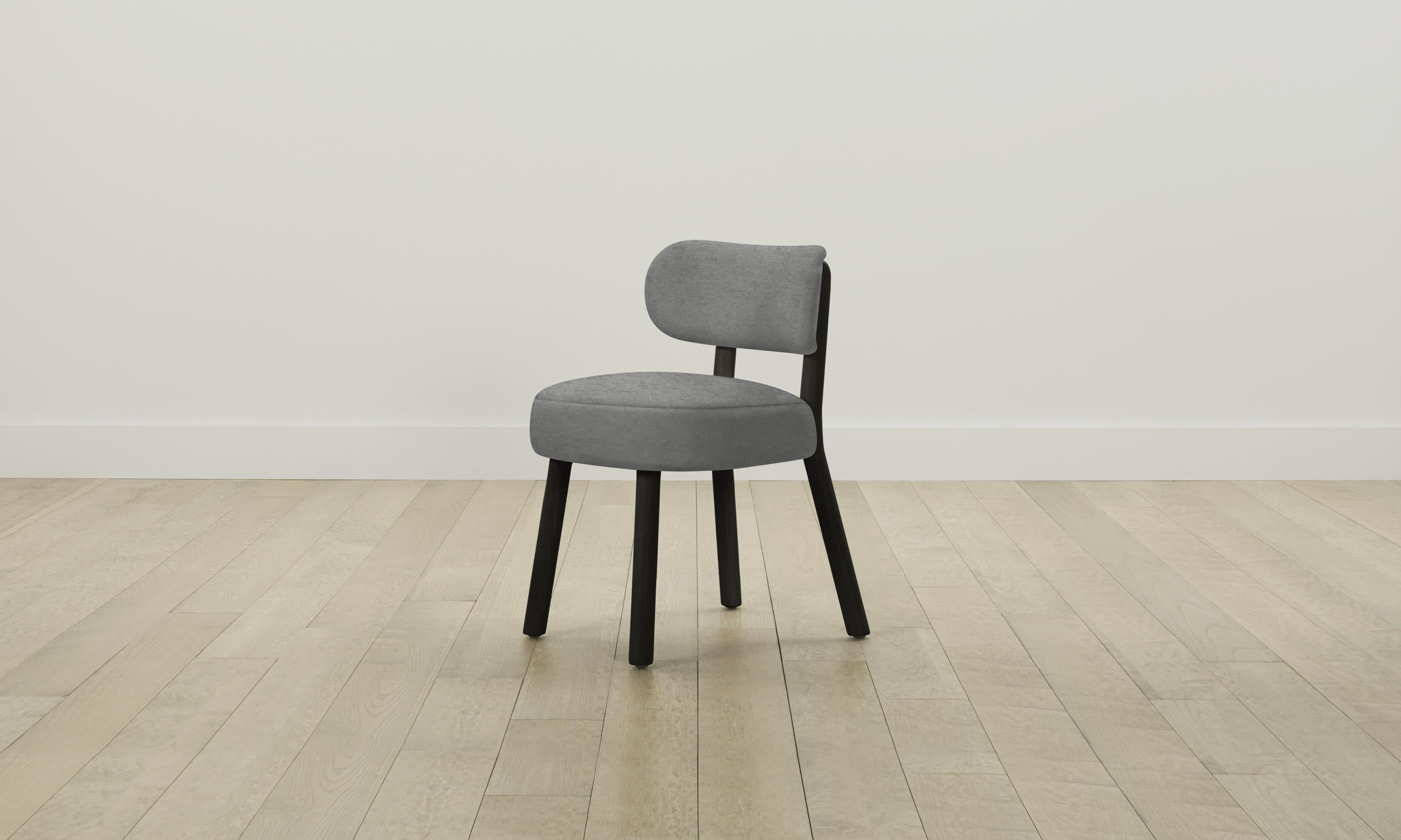 The Jane Dining Chair - Performance Tweed Smoke Upholstered Modern Accent Chair for Kitchen, Dining Room & Office - Comfortable & Stylish Seating Solution