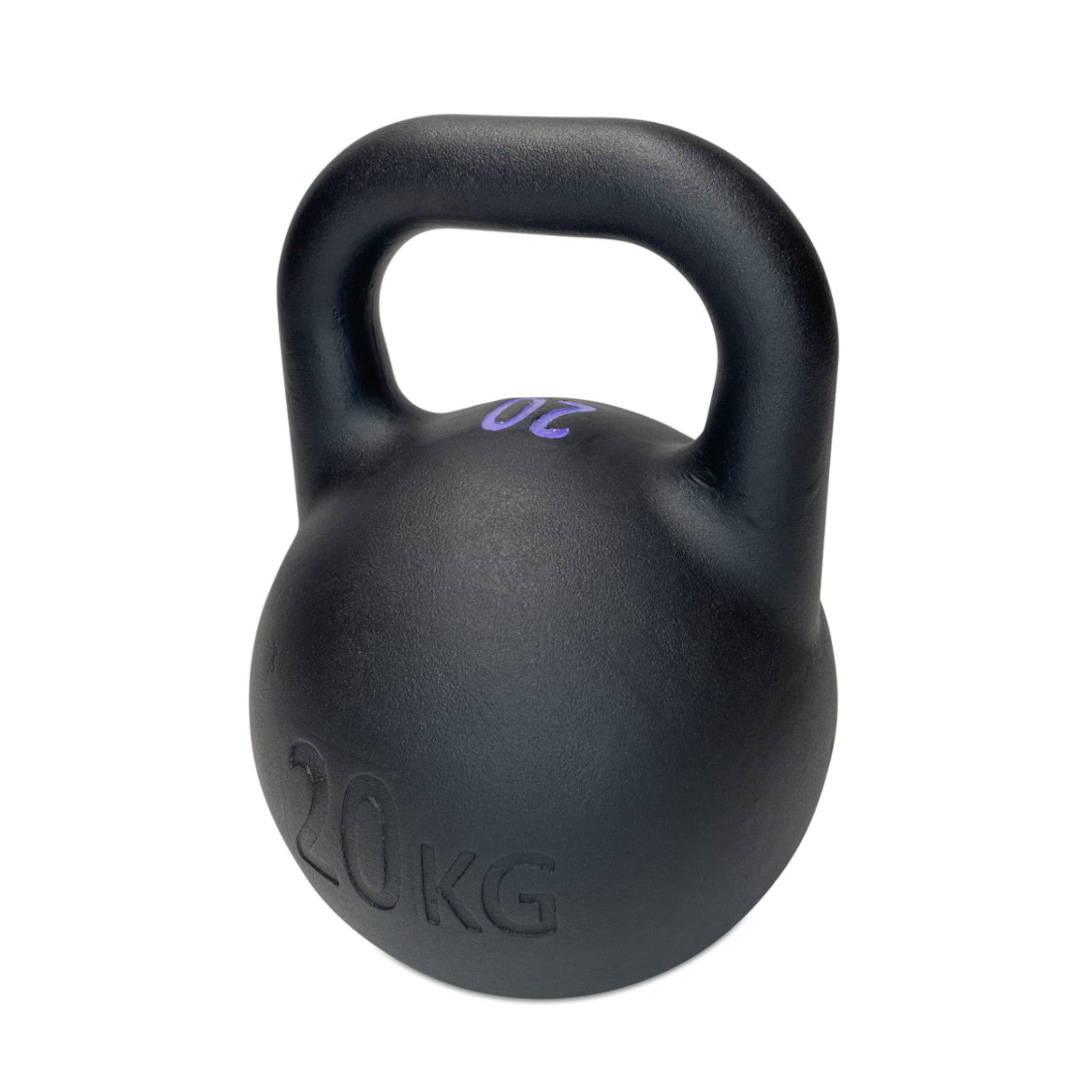 Premium 20KG Competition Kettlebell - Professional Grade Black Cast Iron Weight for CrossFit, Strength Training & Home Gym Workouts