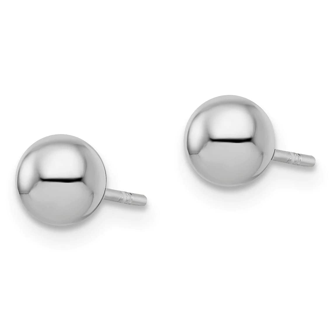 Sterling Silver Polished Ball Post Earrings for Women - Hypoallergenic Minimalist Stud Earrings - Perfect for Everyday Wear, Office & Special Occasions