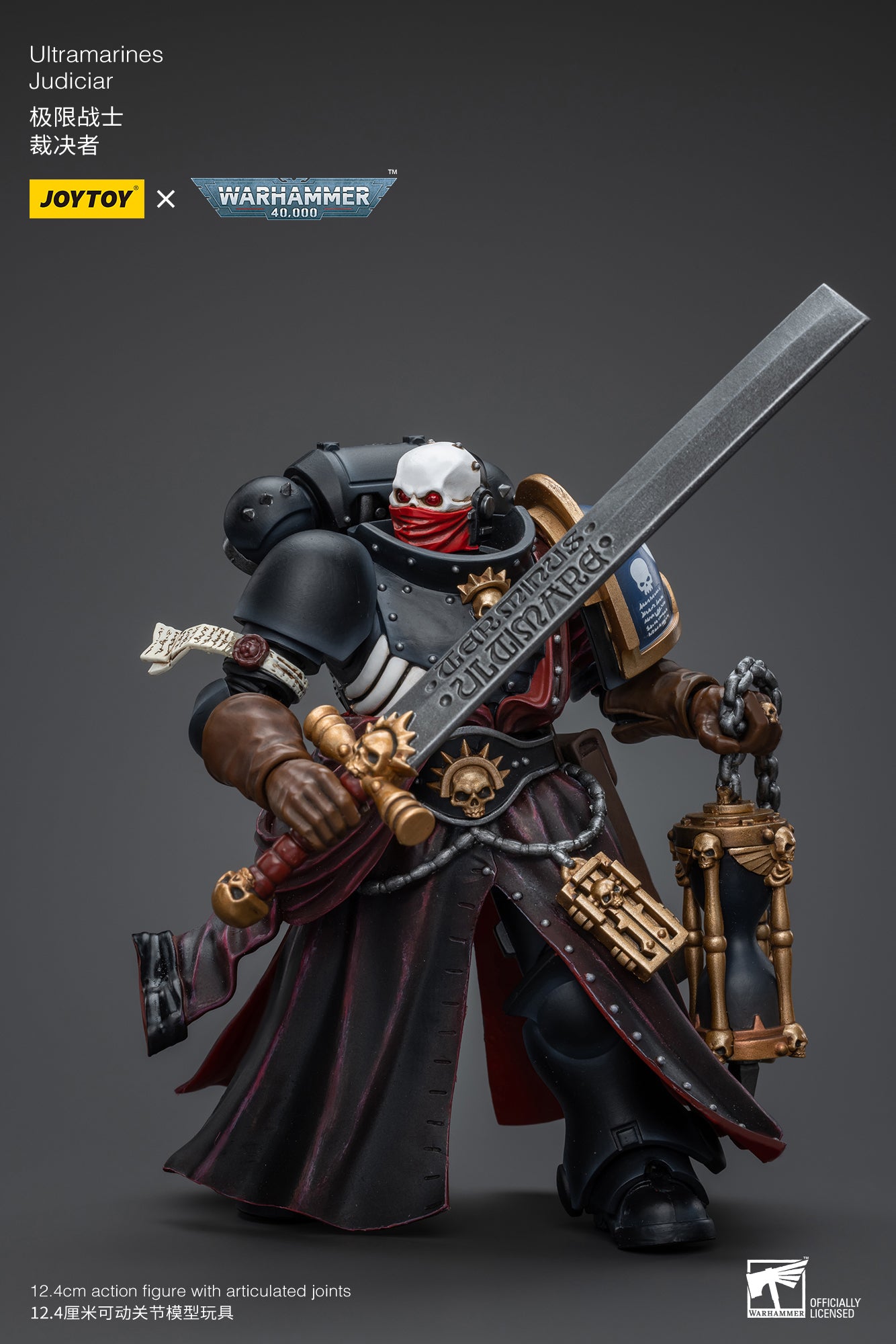 1/18 JOYTOY Warhammer 40K Ultramarines Judiciar Action Figure - Highly Detailed Collectible Miniature for Tabletop Gaming & Display
