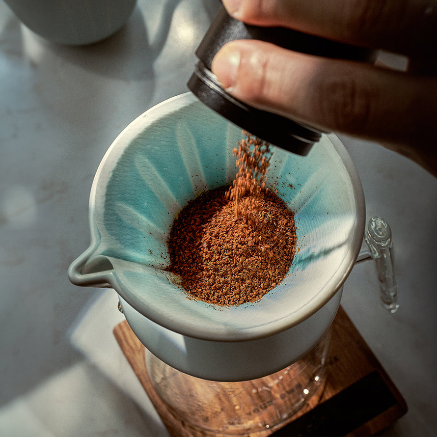 Premium V60 Ceramic Pour Over Coffee Dripper with Glass Sharing Pot - Perfect for Home Brewing, Office Use & Specialty Coffee Enthusiasts