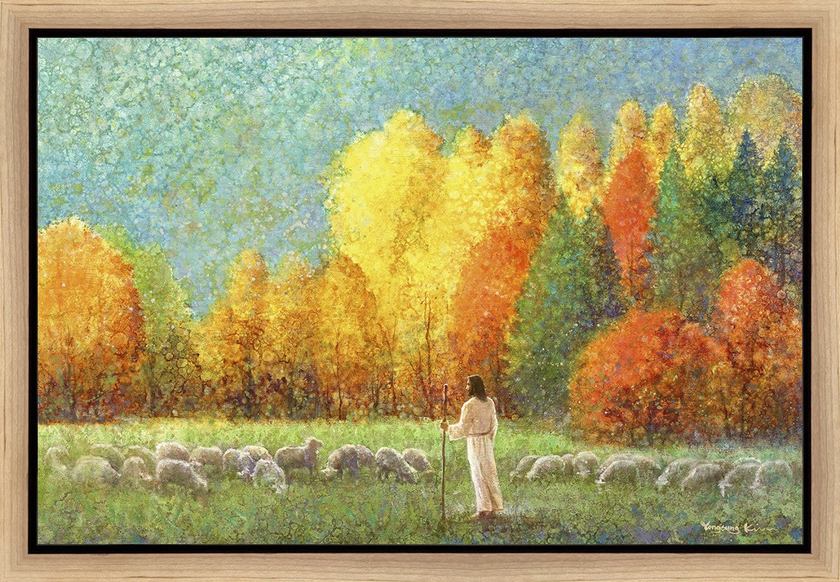 Changing Seasons Gallery Wrap Canvas Art - Stunning Seasonal Landscape Wall Decor for Living Room, Bedroom & Office
