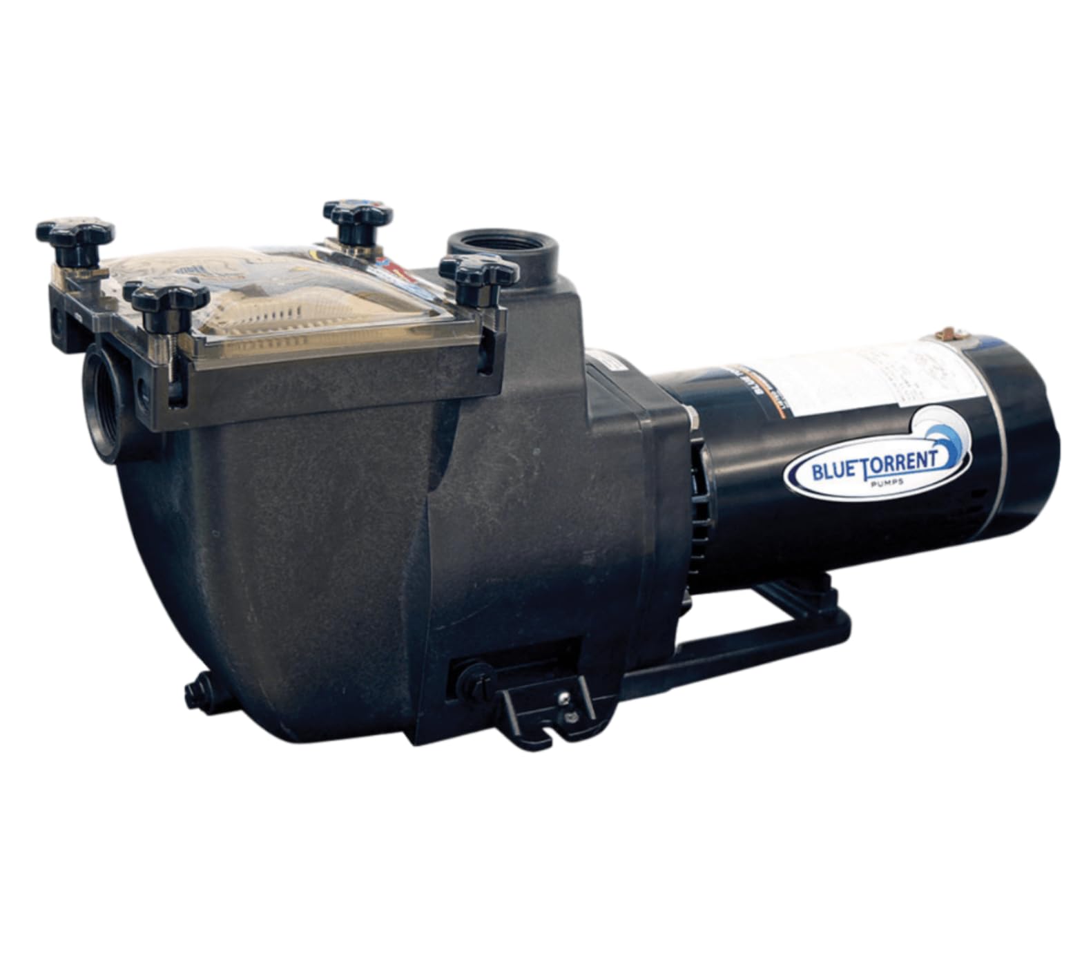Blue Torrent Typhoon 1.5 HP 48 Frame In-Ground Pool Pump Replacement - High Performance Swimming Pool Water Circulation System for Backyard, Residential & Commercial Use