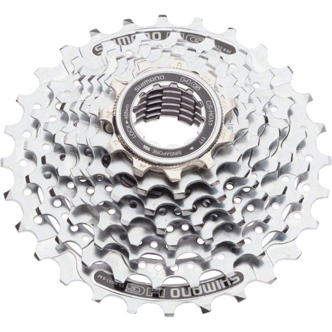 Shimano Alivio HG51 8-Speed 11-28T Bike Cassette - Compatible with Mountain & Road Bikes - Perfect for Commuting, Trail Riding & Gear Upgrades
