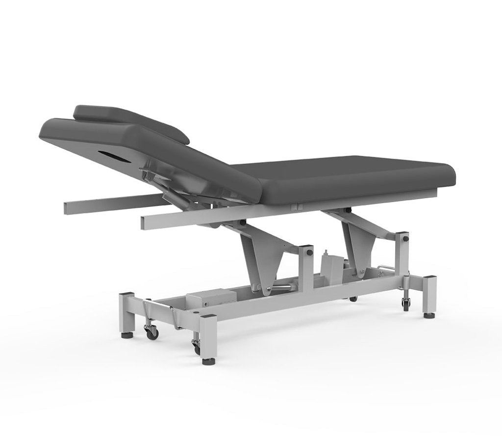 Silverfox® 2 Motor Electric Massage Table - Adjustable Height Power Lift Physical Therapy Bed for Back Pain Relief, RMT & Chiropractic Treatment (Model 2212A) - Perfect for Clinics, Spas & Home Use