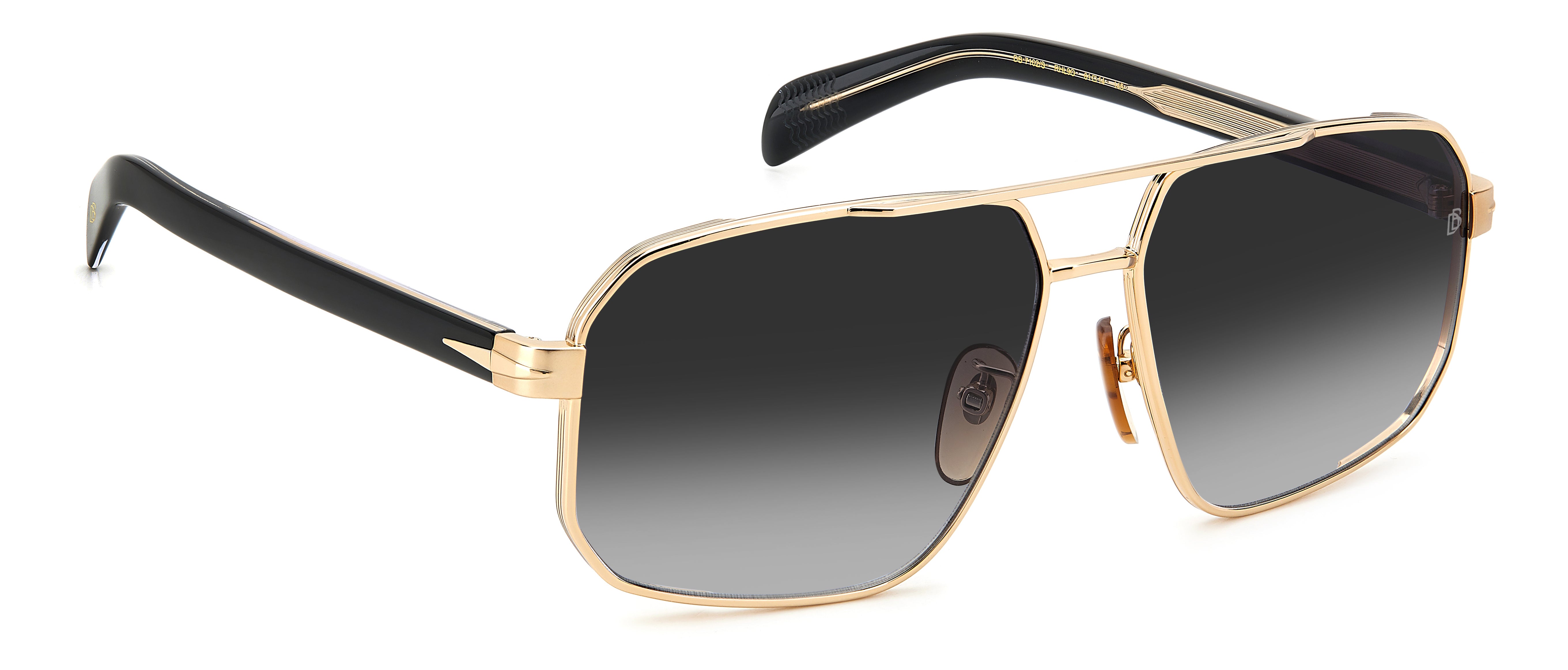 David Beckham DB7102/S Men's Sunglasses - Polarized UV Protection Aviator Style for Driving, Outdoor & Fashion