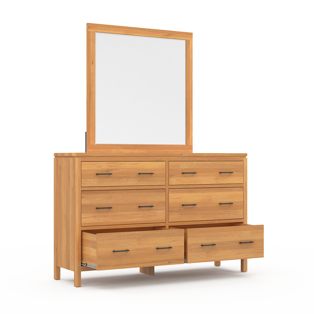 2 Drawer West Elm Inspired Dresser - Modern Bedroom Nightstand or Entryway Storage Cabinet for Home Decor