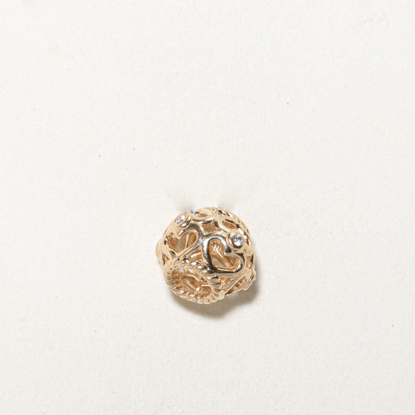 Pandora Open Heart Diamond Charm | 0.05ctw Sterling Silver Pendant for Necklace | Perfect Gift for Valentine's Day, Anniversary & Special Occasions