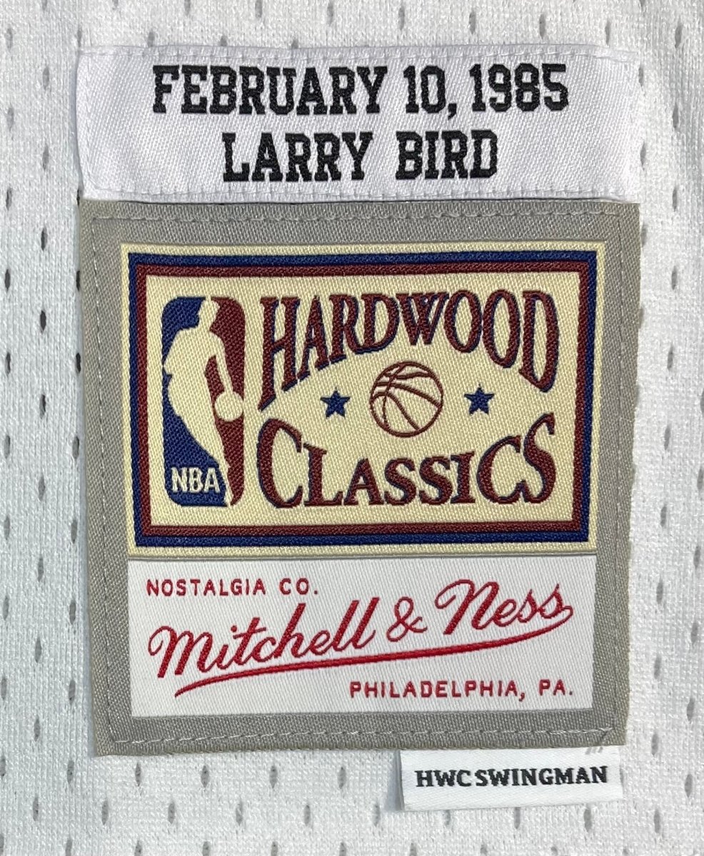 Larry Bird Autographed Boston Celtics All-Star Mitchell & Ness Hardwood Classics Swingman Jersey - BAS ITP - Perfect for NBA Memorabilia Collectors and Celtics Fans