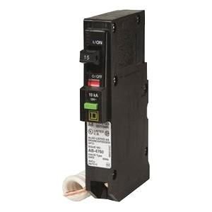 Square D QO115CAFI 15 Amp 1-Pole Plug-In Arc Fault Circuit Breaker - 120V AC for Home Electrical Safety | Ideal for Bedrooms, Living Rooms & Kitchens