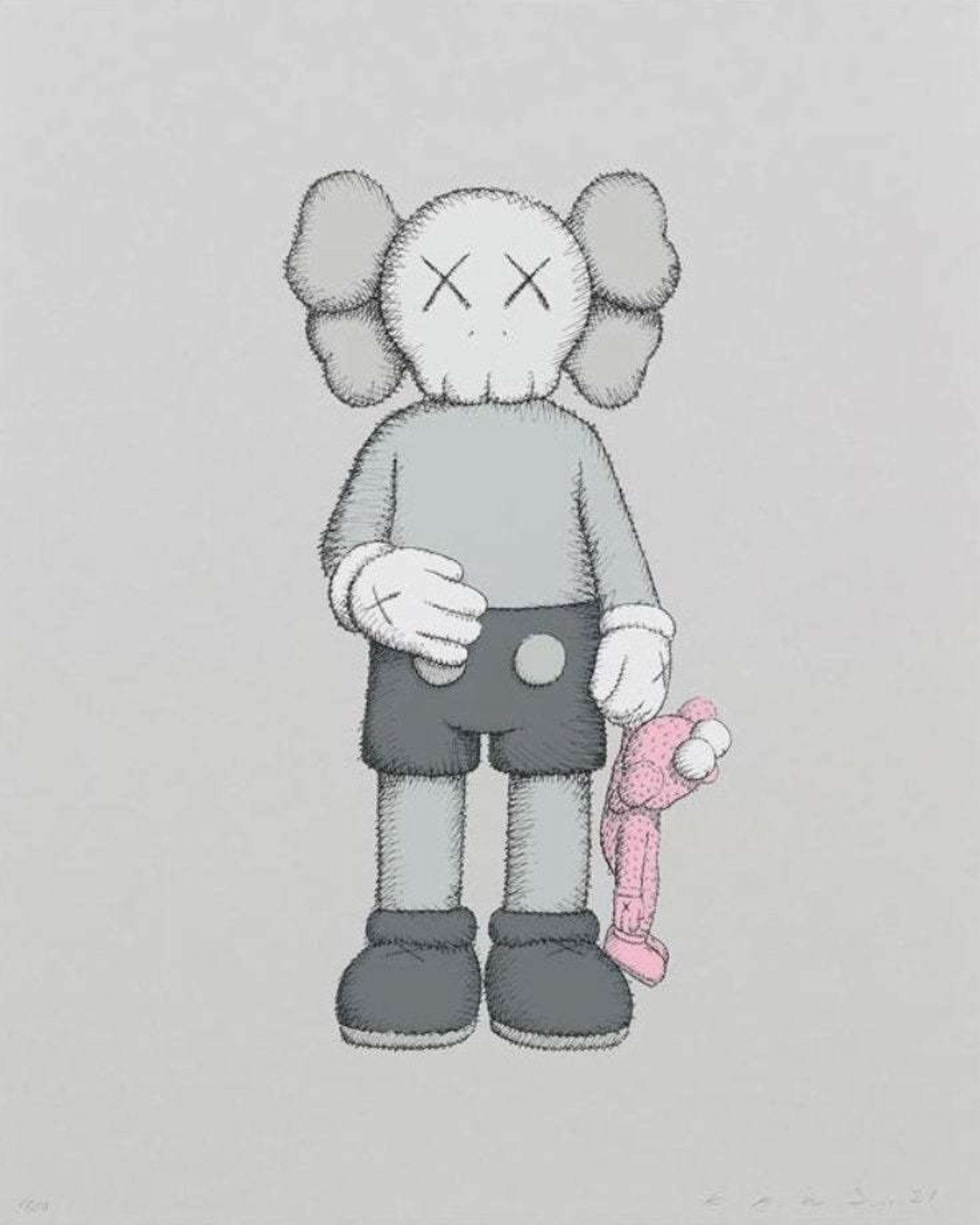 Original KAWS Share Figure Collectible - Limited Edition Art Toy for Home & Office Decor, Perfect Gift for Fans & Collectors | Display on Shelves, Desks & Showcases