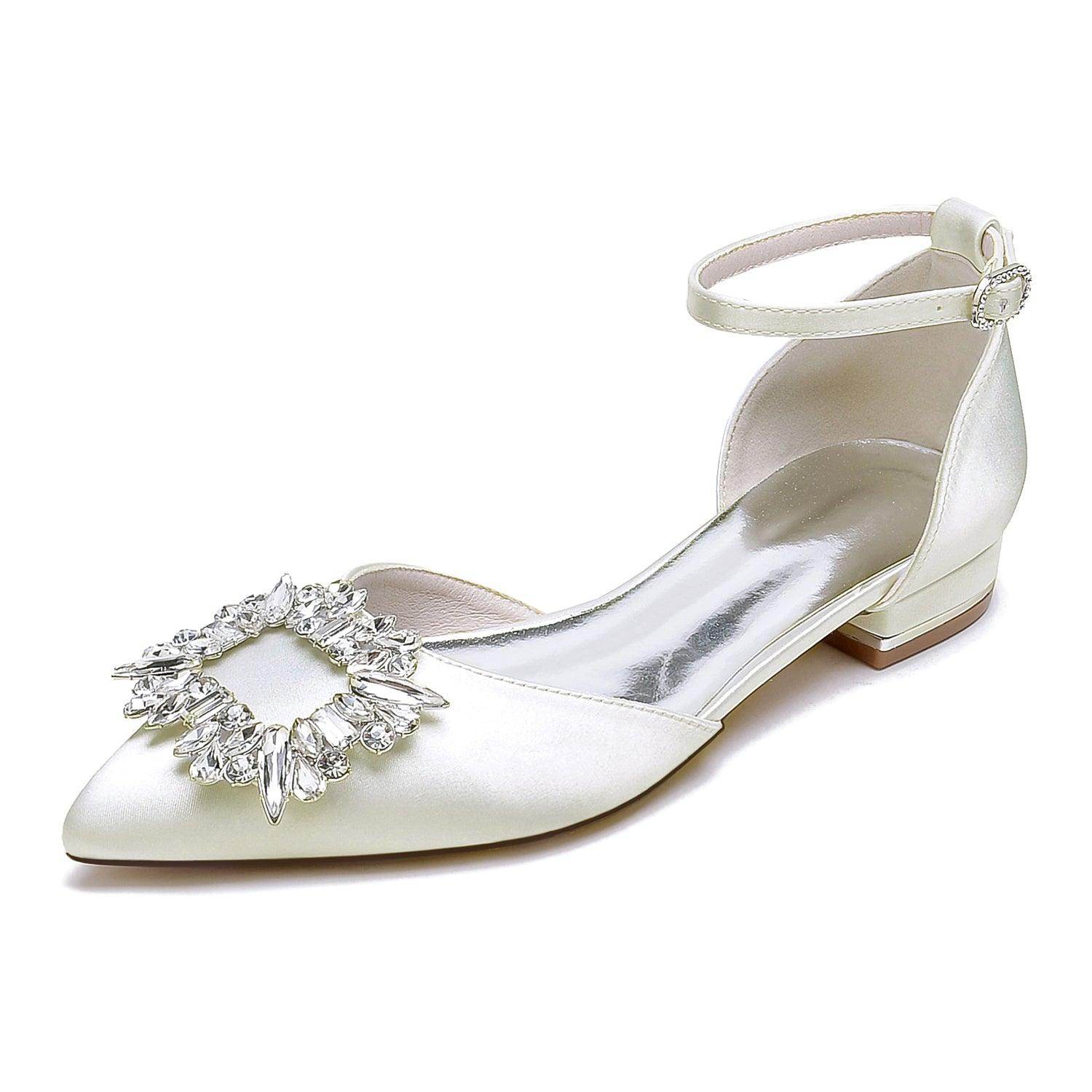 Flat Heel 2.5cm Silk-Like Comfortable Women's Shoes CK0452 - Perfect for Office, Party & Casual Wear