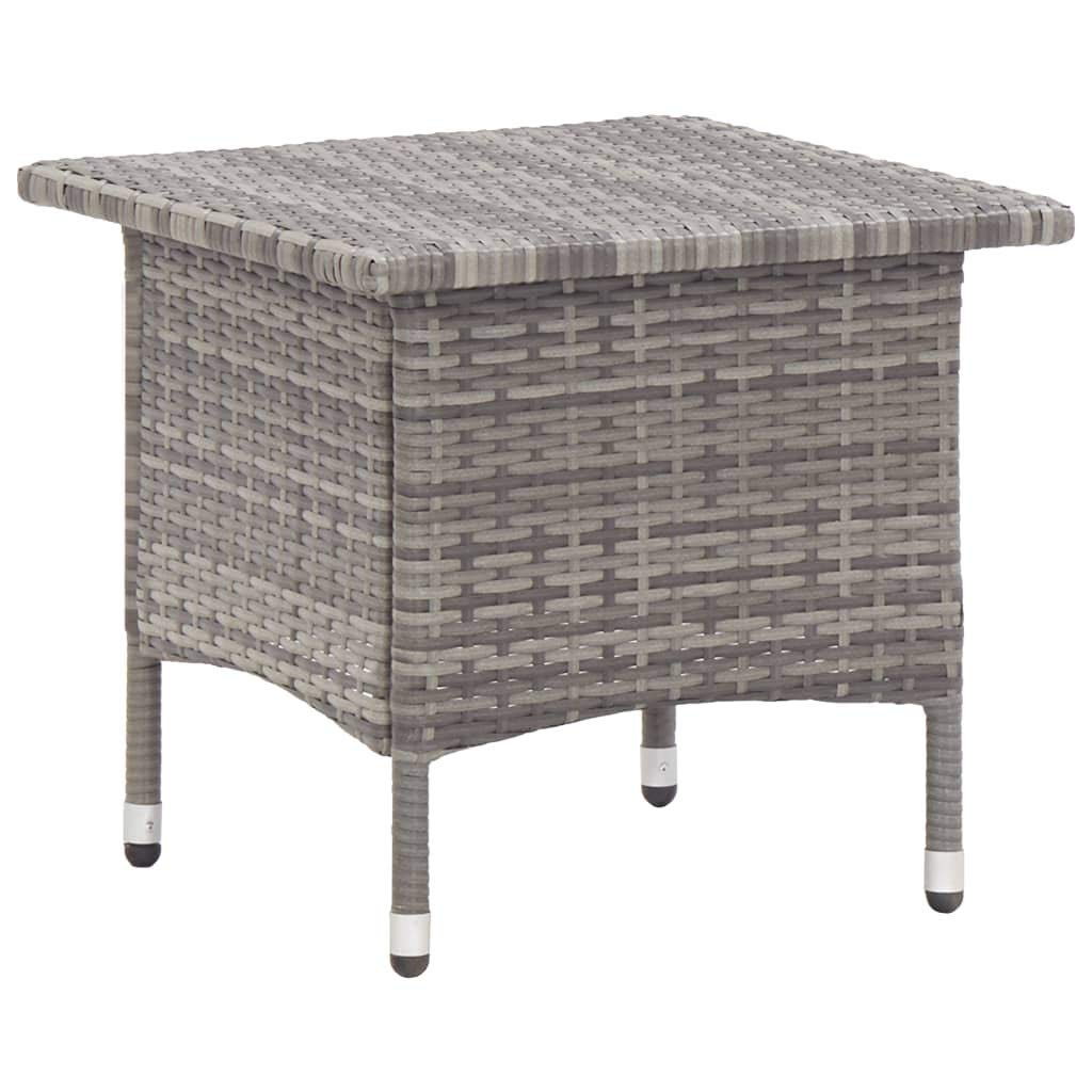 vidaXL Rattan Coffee Table - Outdoor Garden Tea Table for Patio & Living Room