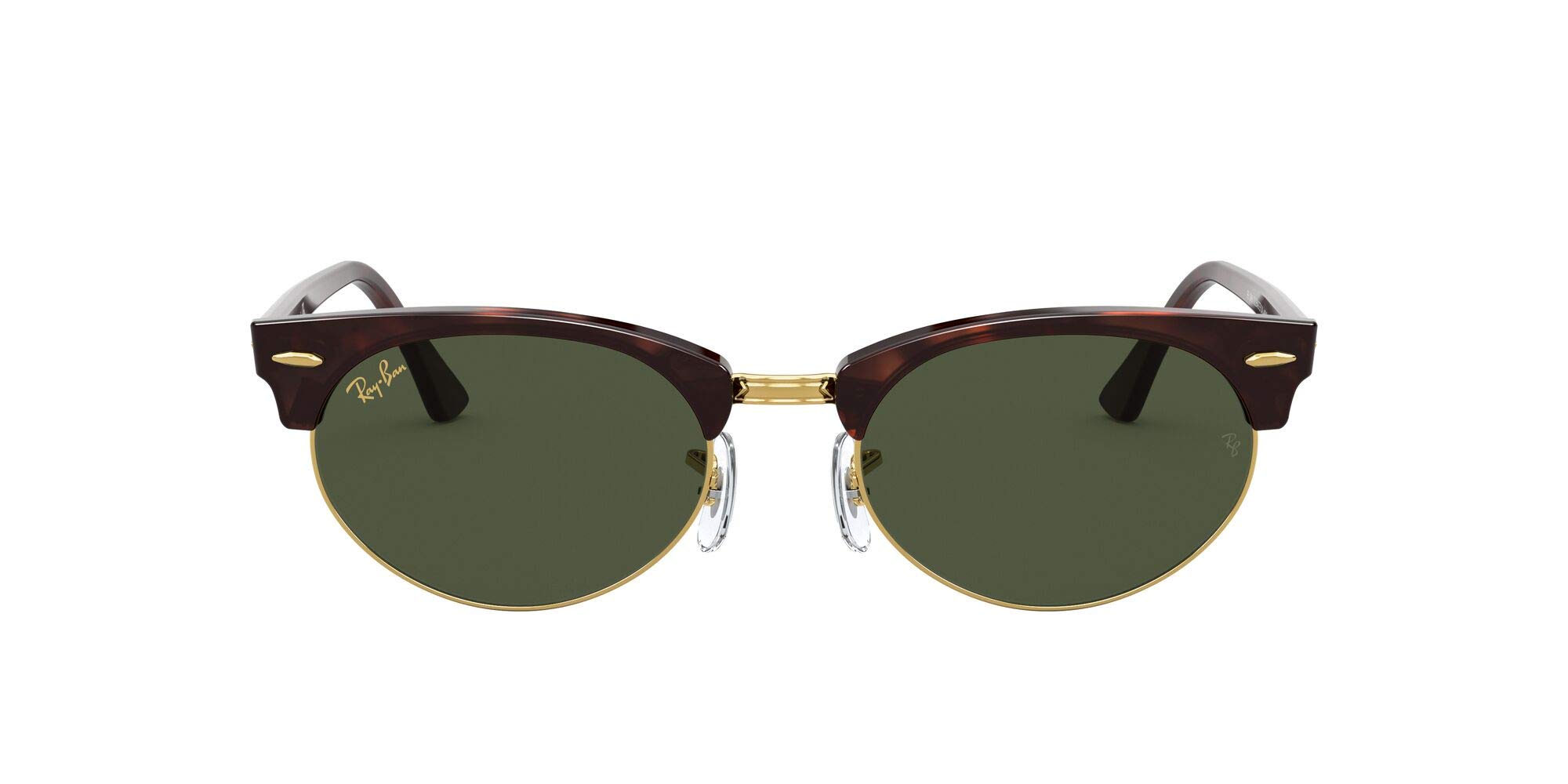 Ray-Ban RB3946 Clubmaster Oval Sunglasses - Classic Retro Style, UV Protection, Lightweight & Durable - Perfect for Outdoor Activities, Driving, and Fashion Accessories