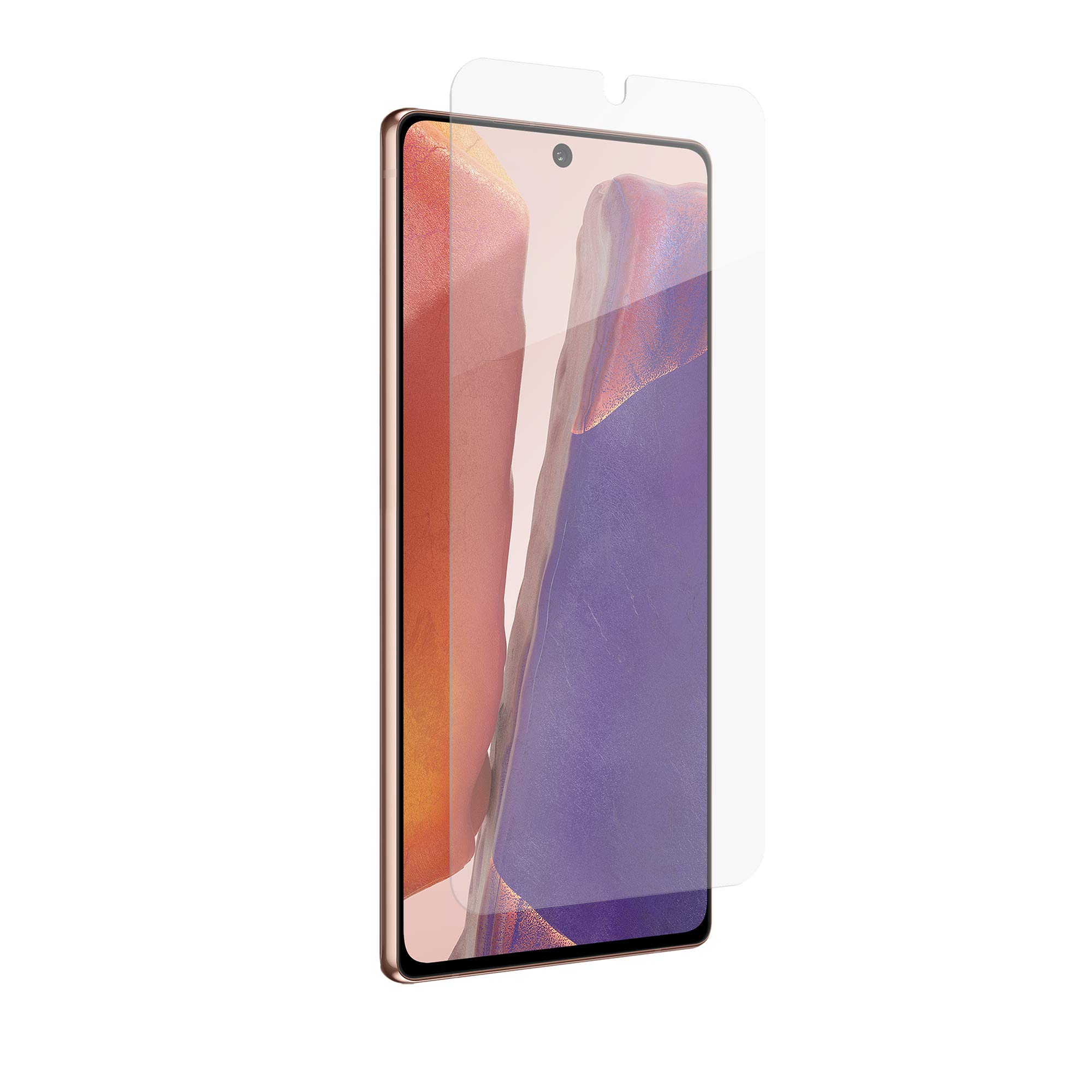 ZAGG Invisibleshield Glass Fusion Plus Hybrid Glass Screen Protector for Samsung Galaxy Note 20 Ultra - Clear HD Protection - Anti-Scratch & Shatterproof - Case Friendly - Perfect for Work, Travel & Daily Use (200106621)