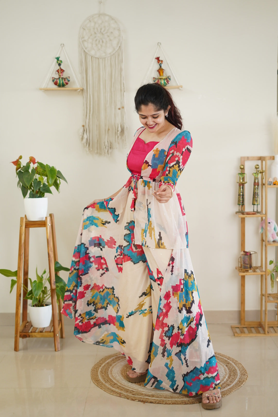 DD586 Maya Simple and Elegant Co-ords Set - Stylish Women's Matching Outfit for Casual Wear, Date Night & Summer Vacation