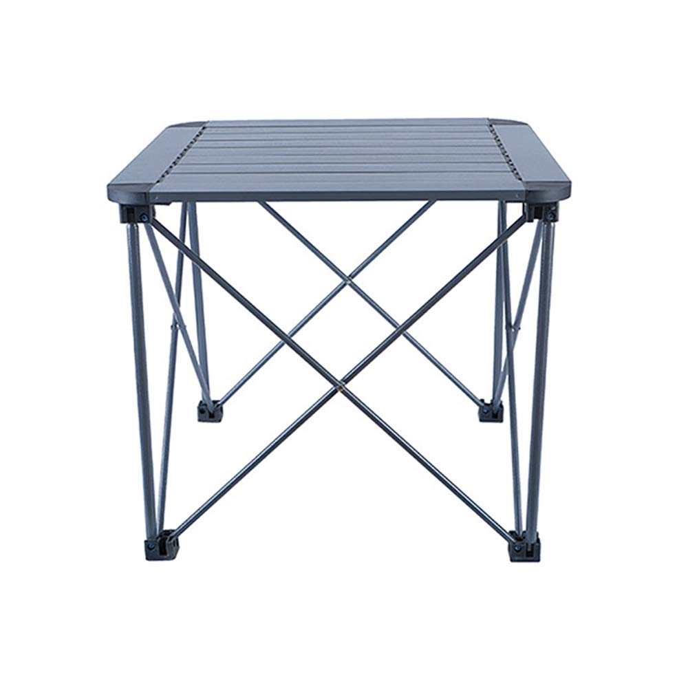FLBTY Portable Folding Picnic Table - Lightweight Aluminum Top & Sturdy Steel Frame for Camping, BBQ, Outdoor Dining | Perfect for Backyard, Beach, Tailgating & RV Trips