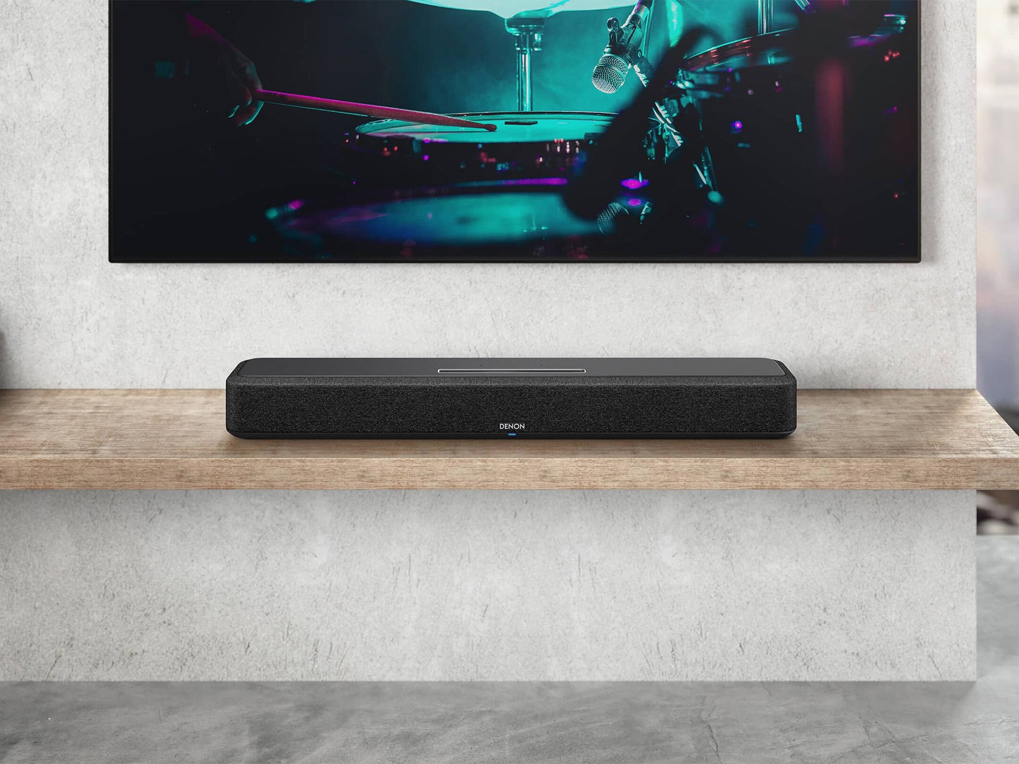 Denon Home 550 Soundbar - Premium Wireless Bluetooth Sound Bar with Dolby Atmos, Built-in Alexa, 4K HDR Pass-Through - Perfect for Home Theater, Gaming & Music Streaming